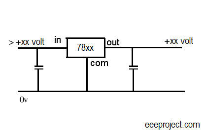 78xx voltage regulator circuit