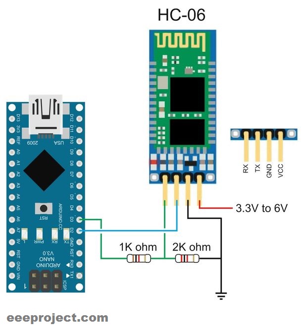 wireless display with arduino and bluetooth hc-05 module