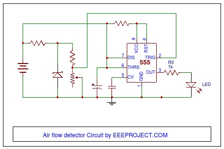 Air flow detector Circuit