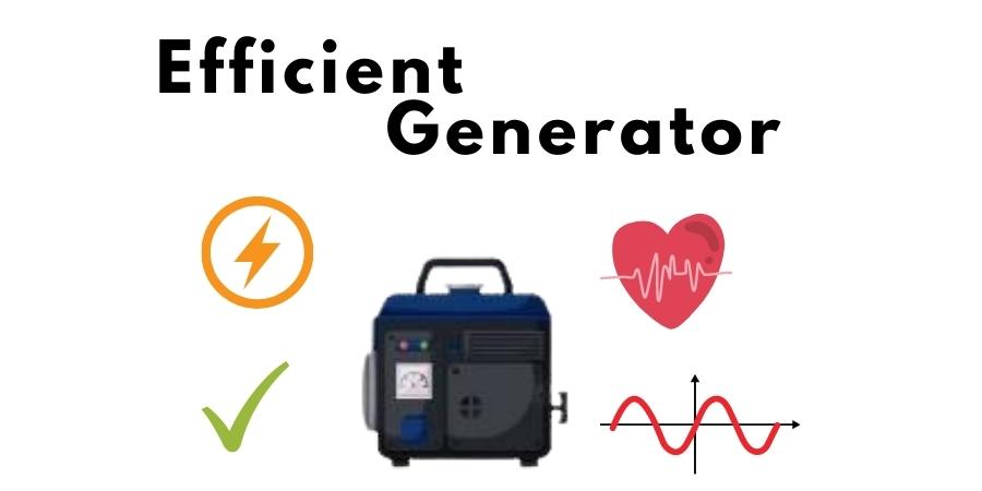 The efficiency of a portable generator depends on its power output, runtime, fuel used, and generator’s engine life