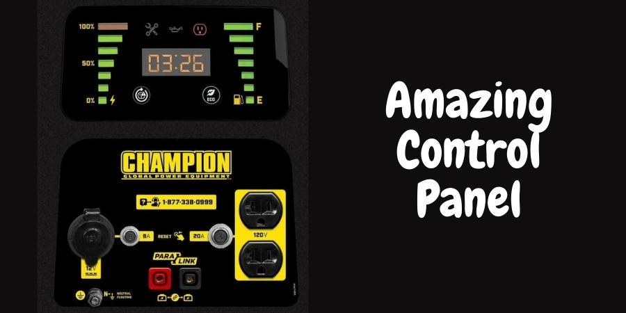 This generator also features an awesome digital display. It comes with fuel level, digital meter, power output level, and other indicators