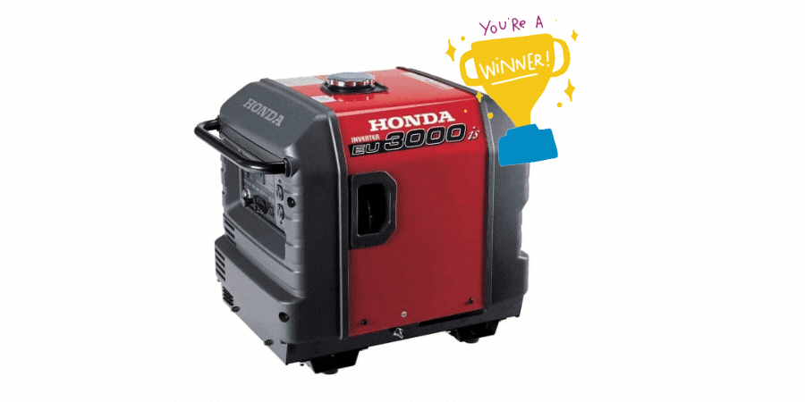 Honda EU3000is portable inverter generator wins this Honda 2800 vs 3000 generator comparison