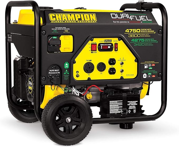 Champion 3800 Dual Fuel Generator