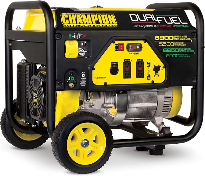 Champion 5,500 Watt inverter generator - Dual Fuel