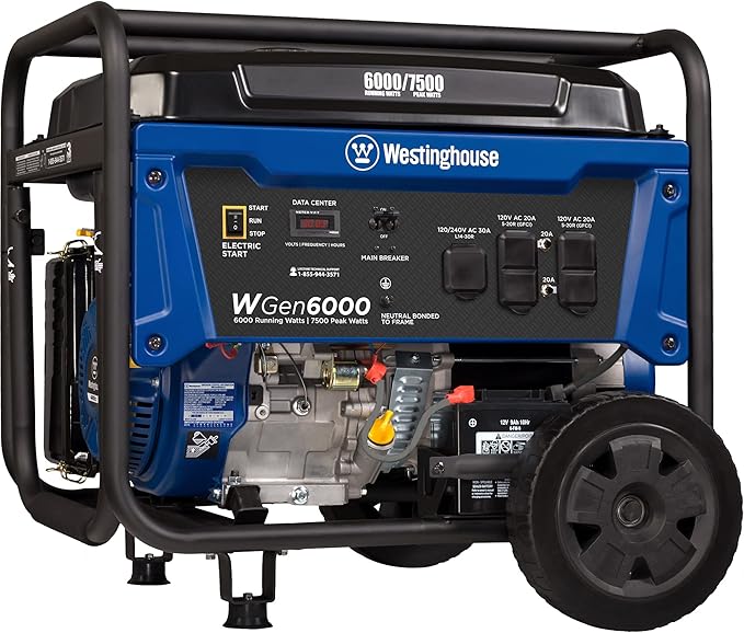 Westinghouse WGen6000 - Lightweight and Compact